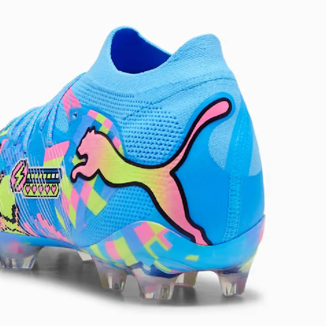 PUMA Future 9 Ultimate ADV Gras Voetbalschoenen (FG) Felblauw Felroze Neongroen