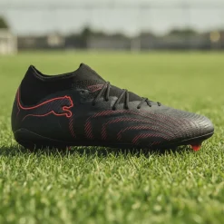 PUMA Future 9 Ultimate Gras Voetbalschoenen (FG) Zwart Rood