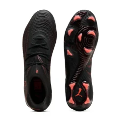 PUMA Future 9 Ultimate Gras Voetbalschoenen (FG) Zwart Rood