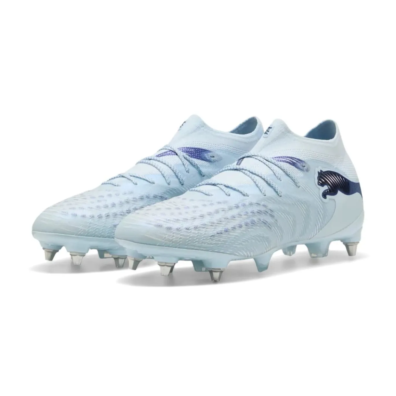 PUMA Future 9 Ultimate IJzeren-Nop Voetbalschoenen (SG) Lichtblauw Blauw