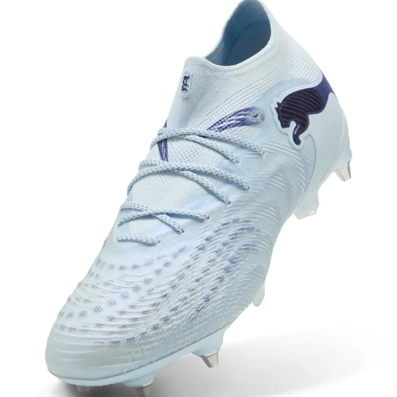 PUMA Future 9 Ultimate IJzeren-Nop Voetbalschoenen (SG) Lichtblauw Blauw