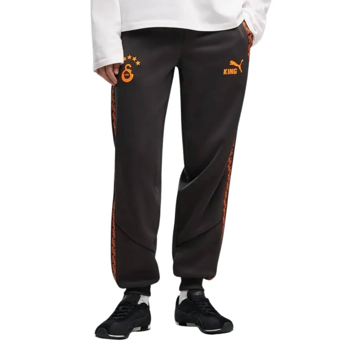 PUMA Galatasaray SK KING Anthem Trainingspak 2026-2027 Donkergrijs Oranje