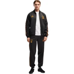 PUMA Galatasaray SK KING Anthem Trainingspak 2026-2027 Donkergrijs Oranje