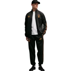 PUMA Galatasaray SK KING Anthem Trainingsjack 2026-2027 Donkergrijs Oranje
