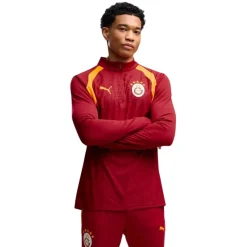 PUMA Galatasaray SK Trainingspak 1/4-Zip 2026-2027 Rood Oranje