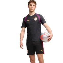 PUMA Galatasaray SK Trainingsset 2026-2027 Donkergrijs Rood