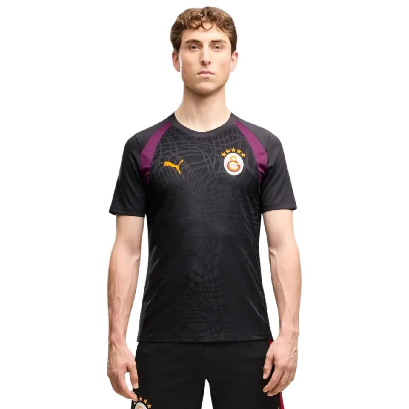 PUMA Galatasaray SK Trainingsshirt 2026-2027 Donkergrijs Paars Oranje
