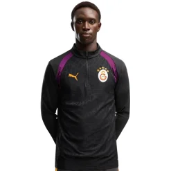 PUMA Galatasaray SK Trainingspak 1/4-Zip 2026-2027 Donkergrijs Rood Paars Oranje