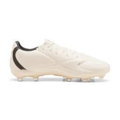 PUMA King 20 Match Gras / Kunstgras Voetbalschoenen (MG) Gebroken Wit Zwart Rood