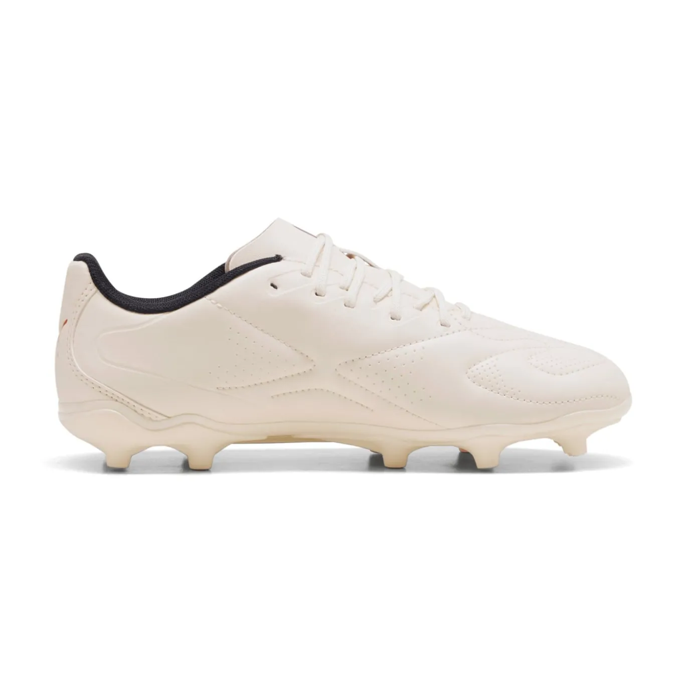 PUMA King 20 Play Gras / Kunstgras Voetbalschoenen (MG) Kids Gebroken Wit Zwart Rood