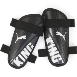 PUMA King Strap Scheenbeschermers Zwart Wit