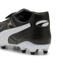 PUMA King Top Gras / Kunstgras Voetbalschoenen (MG) Zwart Goud Wit