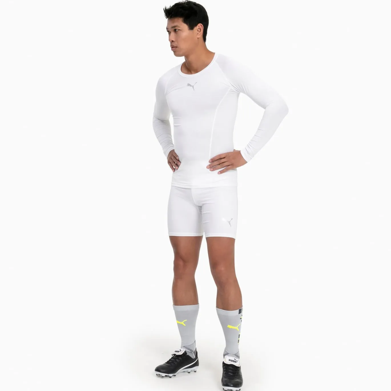 PUMA LIGA Ondershirt Lange Mouwen Wit