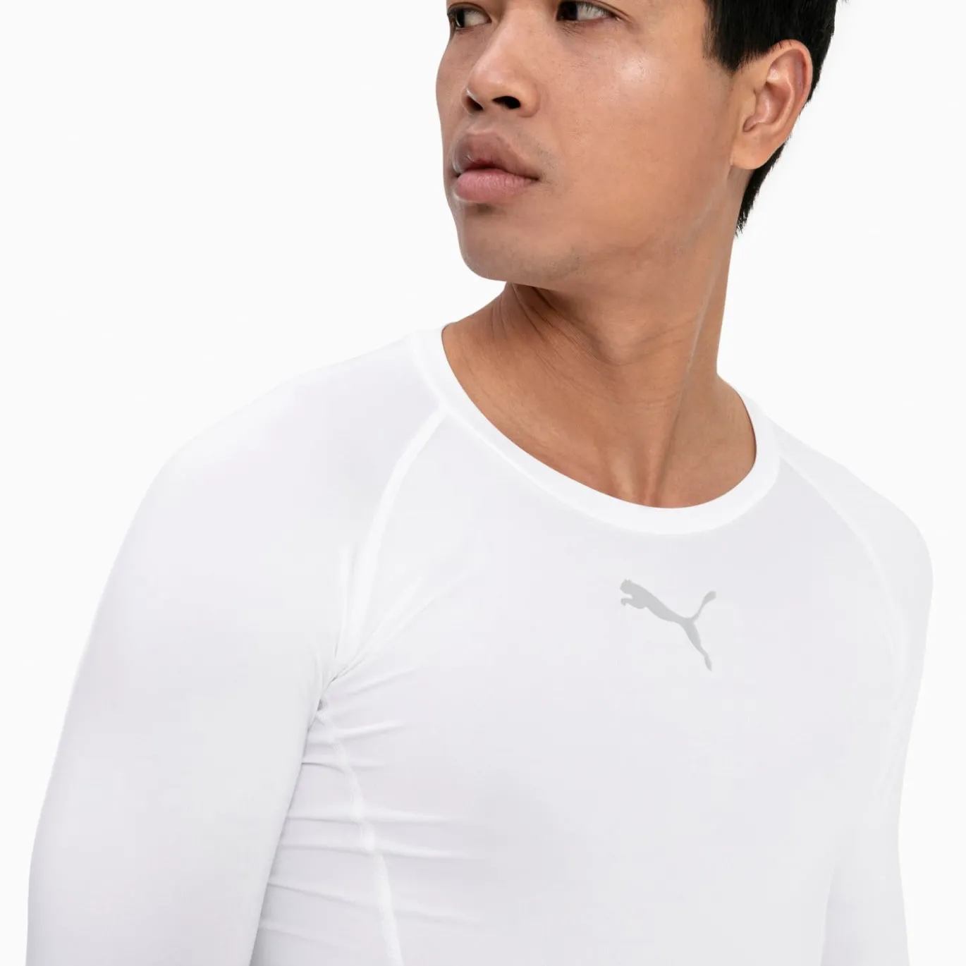 PUMA LIGA Ondershirt Lange Mouwen Wit