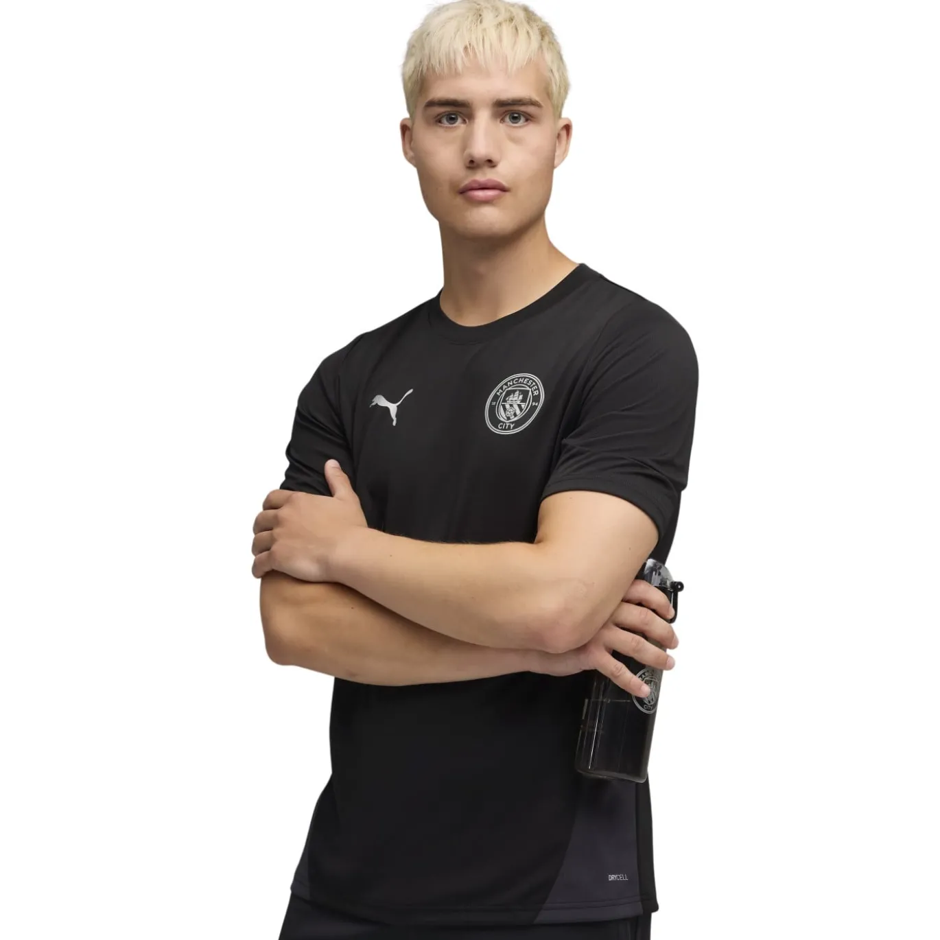 PUMA Manchester City Trainingsshirt 2025-2026 Zwart Wit