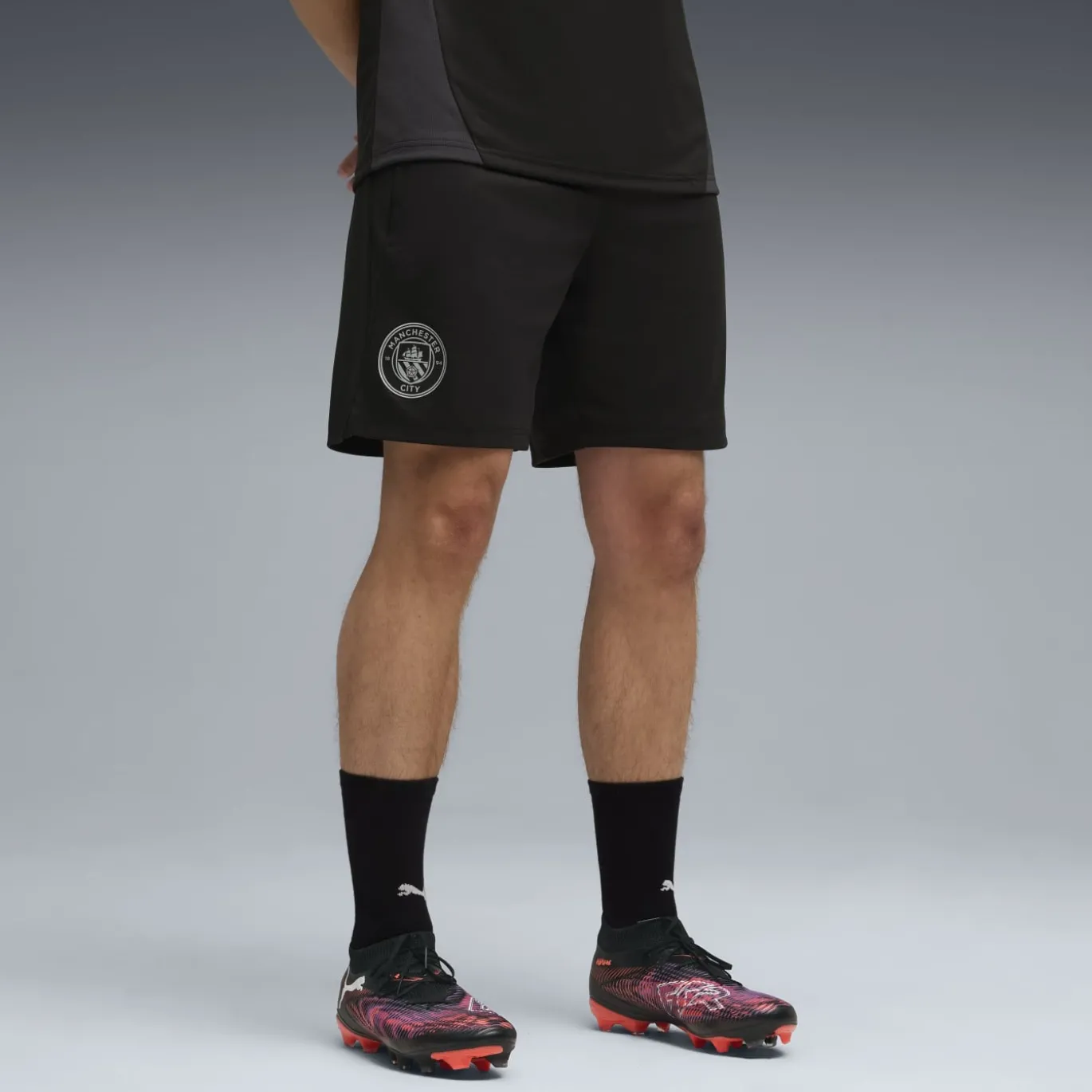 PUMA Manchester City Trainingsset 2025-2026 Zwart Zilver