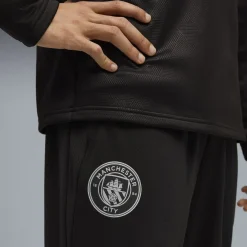 PUMA Manchester City Trainingsbroek 2025-2026 Zwart Zilver