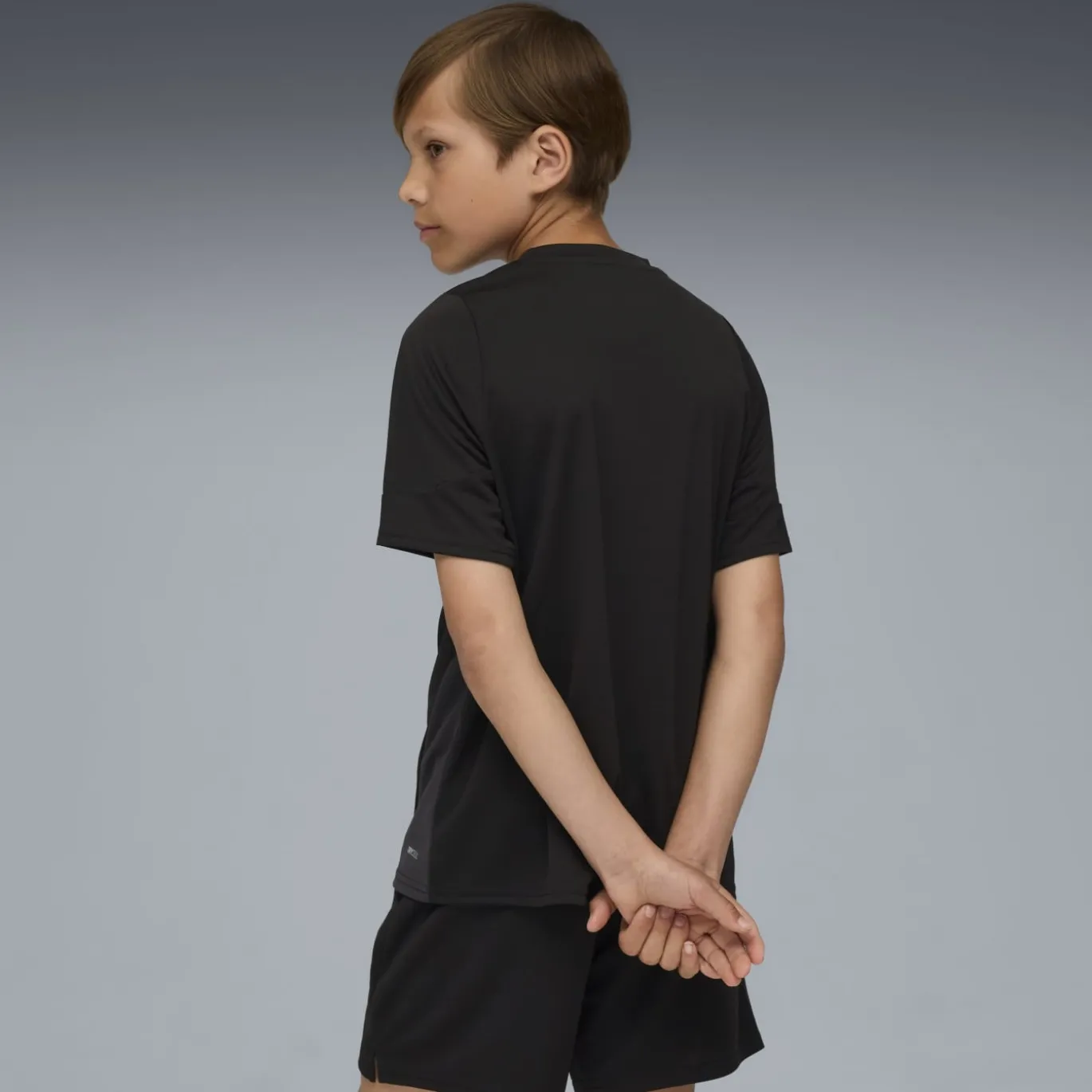 PUMA Manchester City Trainingsshirt 2025-2026 Kids Zwart Wit
