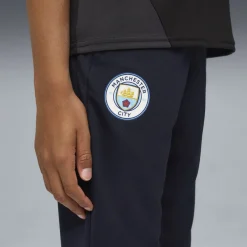 PUMA Manchester City Trainingsbroek 2025-2026 Kids Donkerblauw Wit