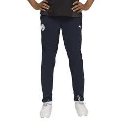 PUMA Manchester City Trainingsbroek 2025-2026 Kids Donkerblauw Wit
