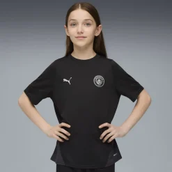 PUMA Manchester City Trainingsset 2025-2026 Kids Zwart Zilver