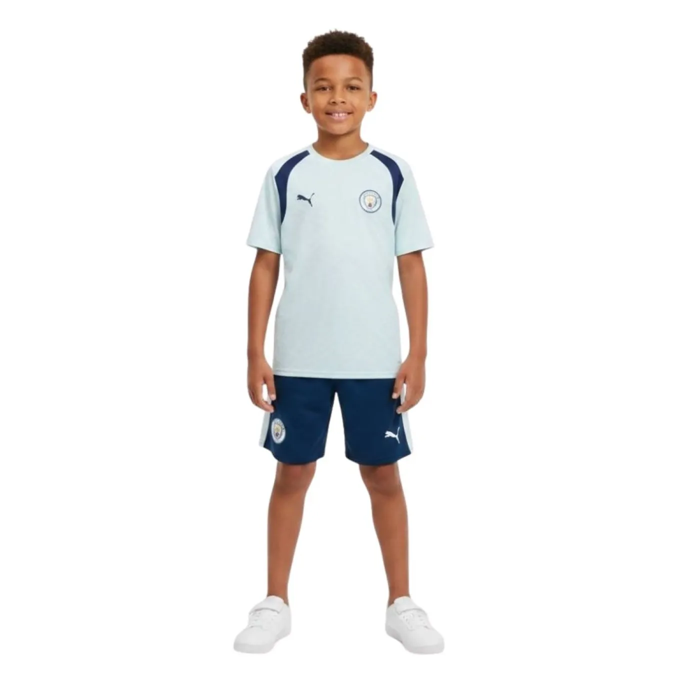 PUMA Manchester City Trainingsset 2026-2027 Kids Lichtblauw Donkerblauw