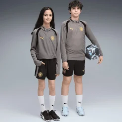 PUMA Manchester City Trainingsbroekje 2026-2027 Kids Zwart Donkergrijs Goud