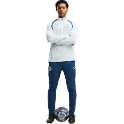 PUMA Manchester City Trainingspak 1/4-Zip 2026-2027 Lichtblauw Donkerblauw