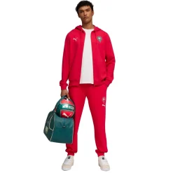 PUMA Marokko FtblCulture Trainingspak Hooded Full-Zip Rood Wit