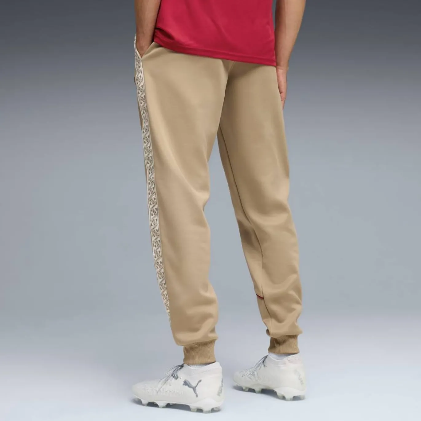 PUMA Marokko KING Anthem Trainingsbroek 2026-2028 Beige Rood Groen