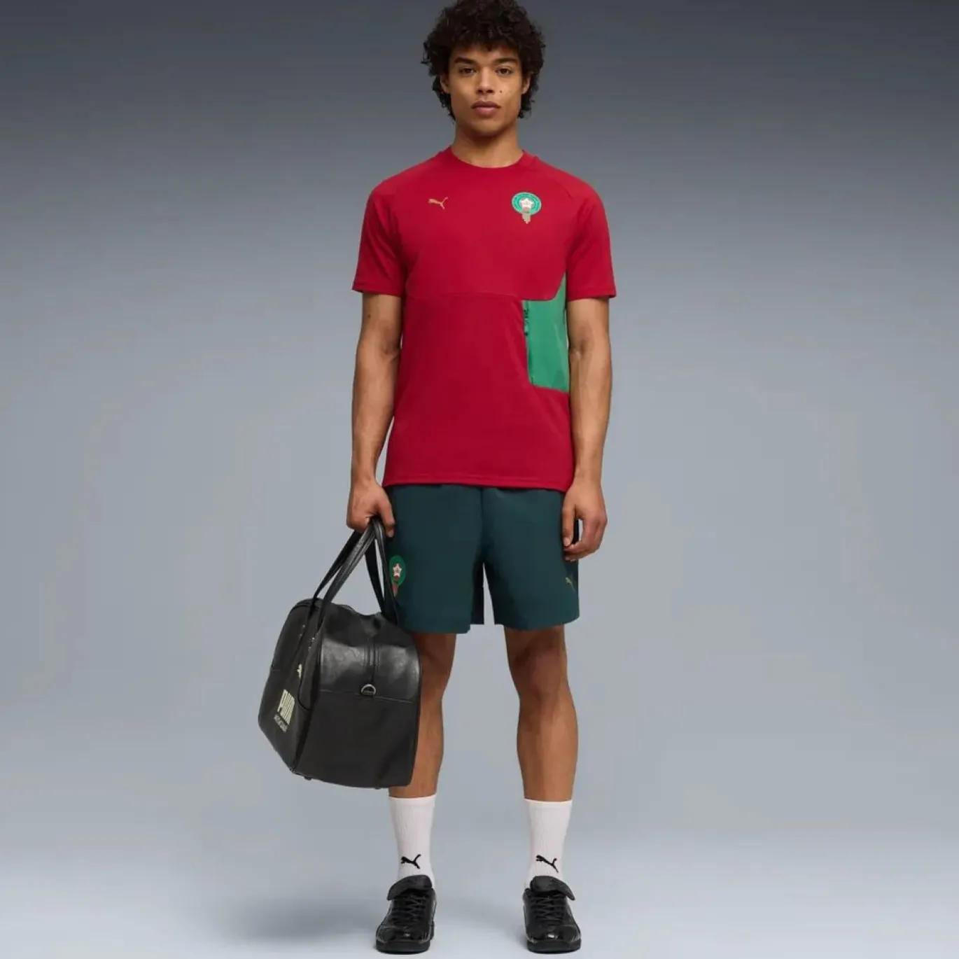 PUMA Marokko Pumatech Broekje 2026-2028 Donkergroen Goud