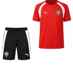 PUMA Marokko Trainingsset 2026-2028 Rood Zwart Wit