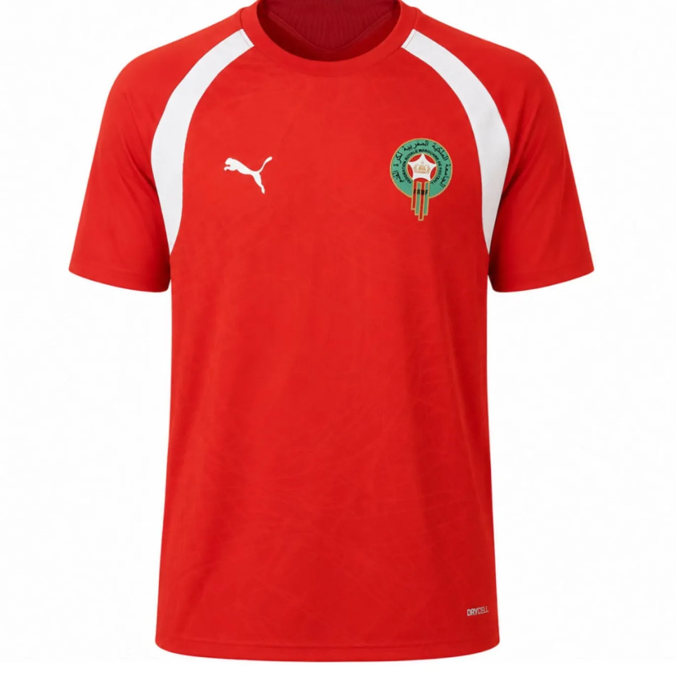 PUMA Marokko Trainingsshirt 2026-2028 Kids Rood Wit