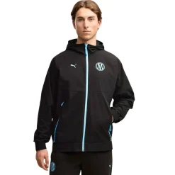 PUMA Olympique Marseille Pumatech Woven Trainingspak 2026-2027 Zwart Blauw