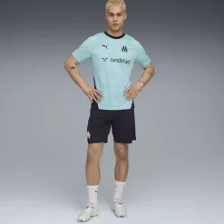 PUMA Olympique Marseille Trainingsshirt 2025-2026 Lichtblauw Donkerblauw