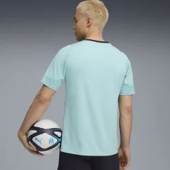 PUMA Olympique Marseille Trainingsshirt 2025-2026 Lichtblauw Donkerblauw