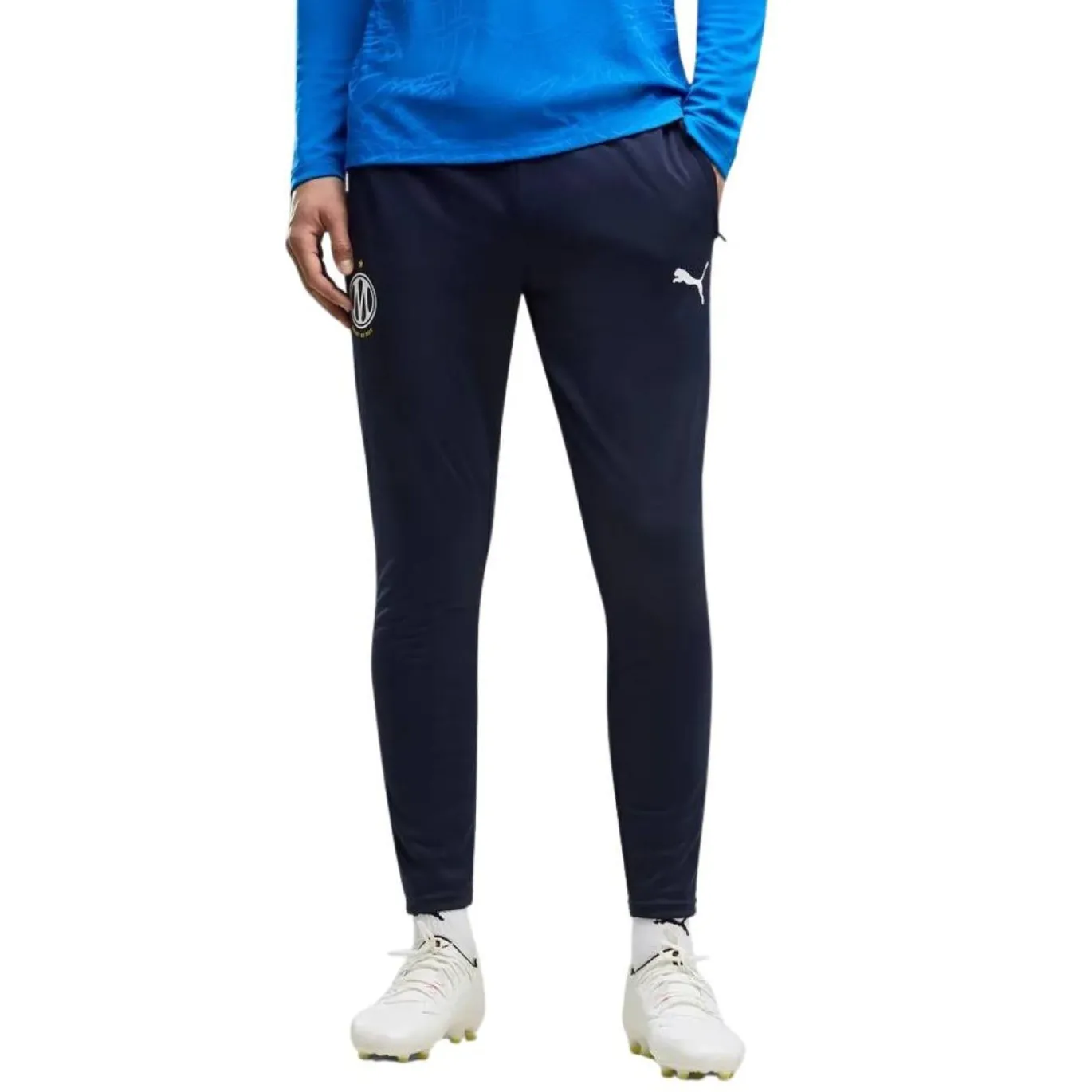 PUMA Olympique Marseille Trainingspak 1/4-Zip 2026-2027 Blauw Donkerblauw Wit