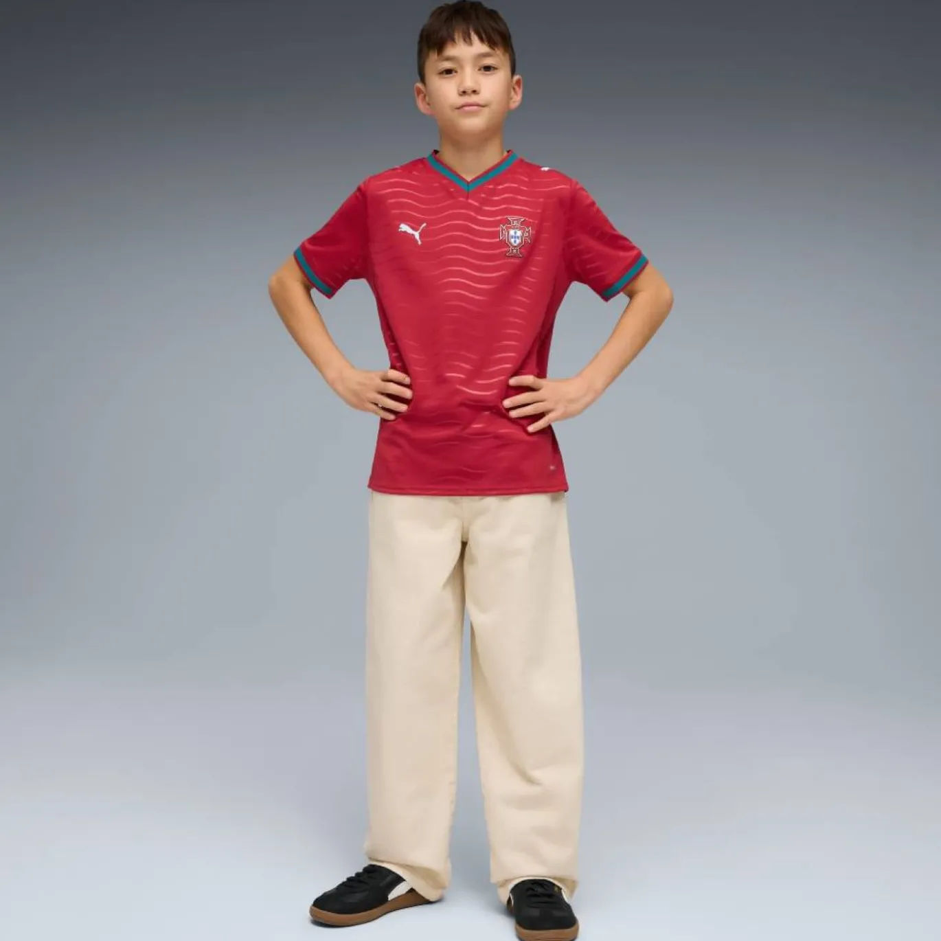 PUMA Portugal Thuisshirt 2026-2028 Kids