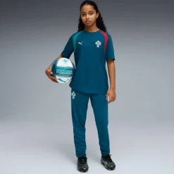 PUMA Portugal Trainingsbroek 2026-2028 Kids Blauwgroen Wit