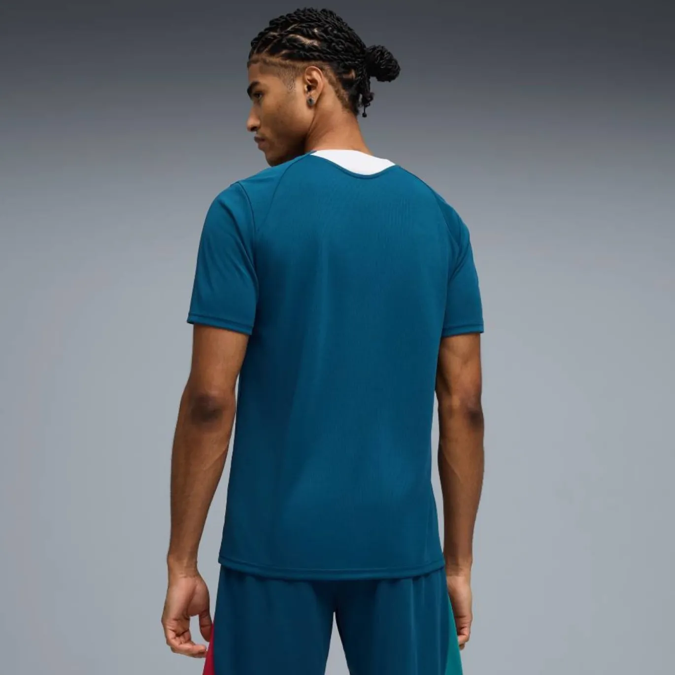 PUMA Portugal Trainingsshirt 2026-2028 Blauwgroen Wit