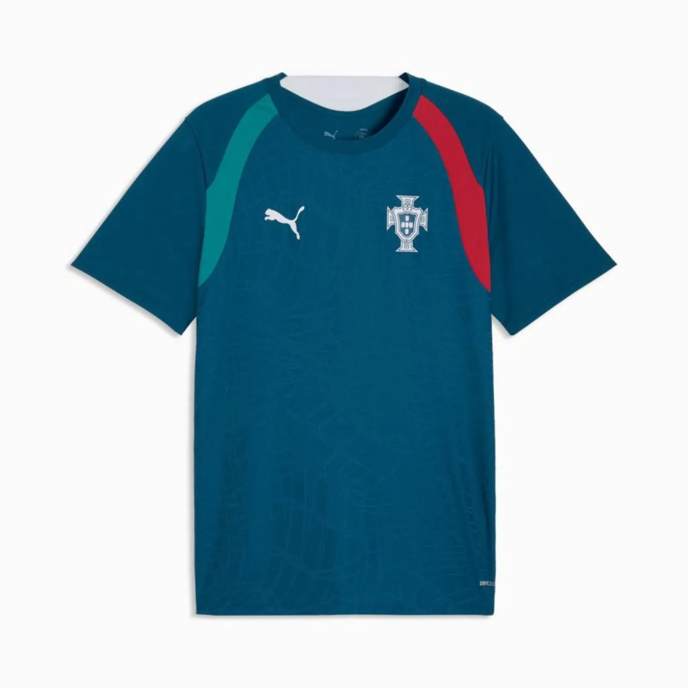 PUMA Portugal Trainingsshirt 2026-2028 Blauwgroen Wit