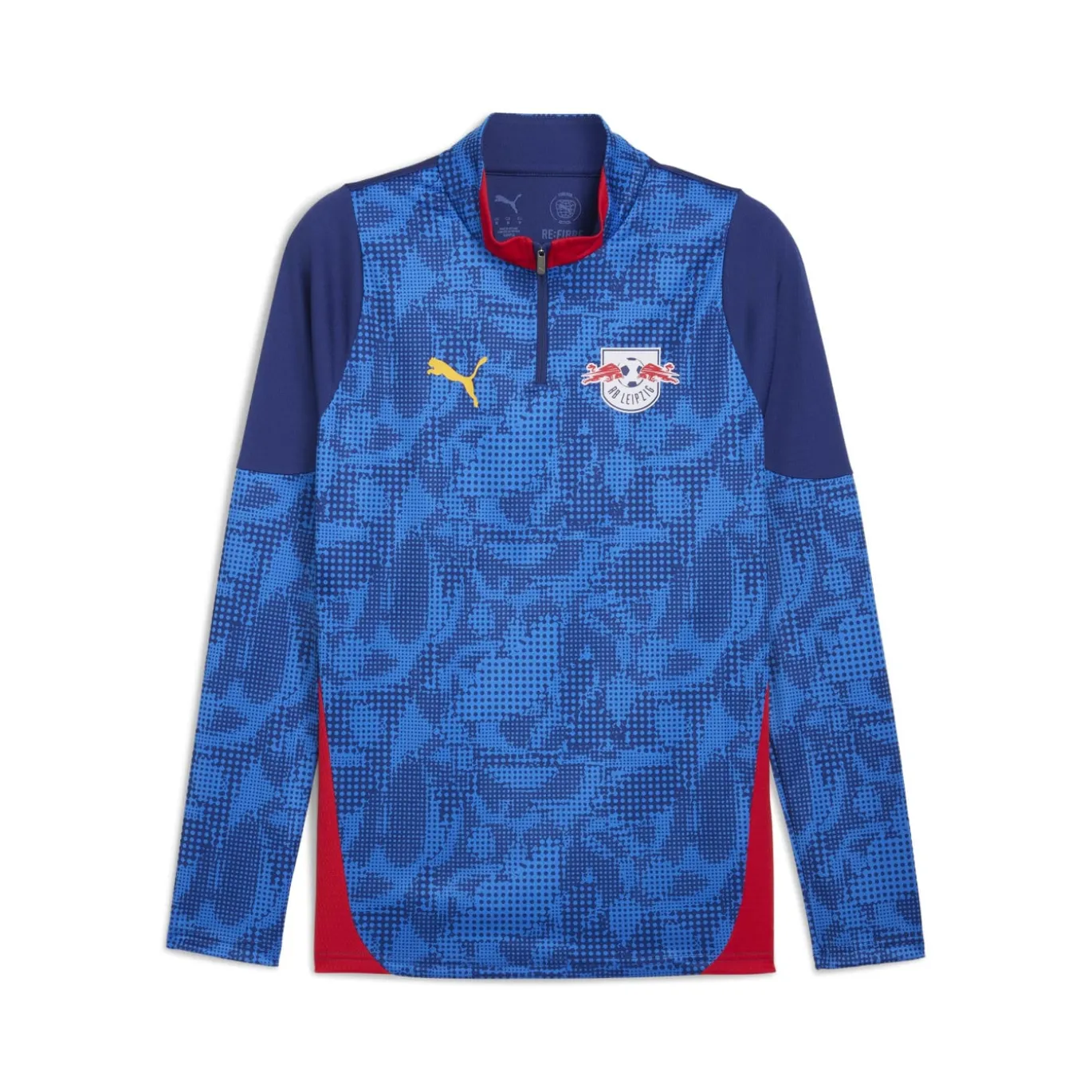 PUMA RB Leipzig Trainingspak 1/4-Zip 2025-2026 Blauw Donkerblauw Rood