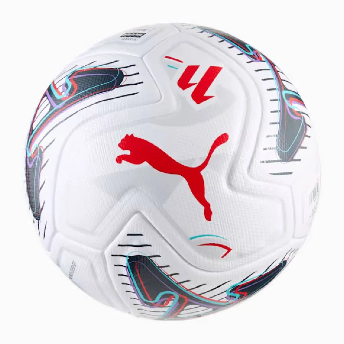 PUMA Stellar Nitro Ultimate LALIGA Voetbal Maat 5 2026-2027 Wit Multicolor