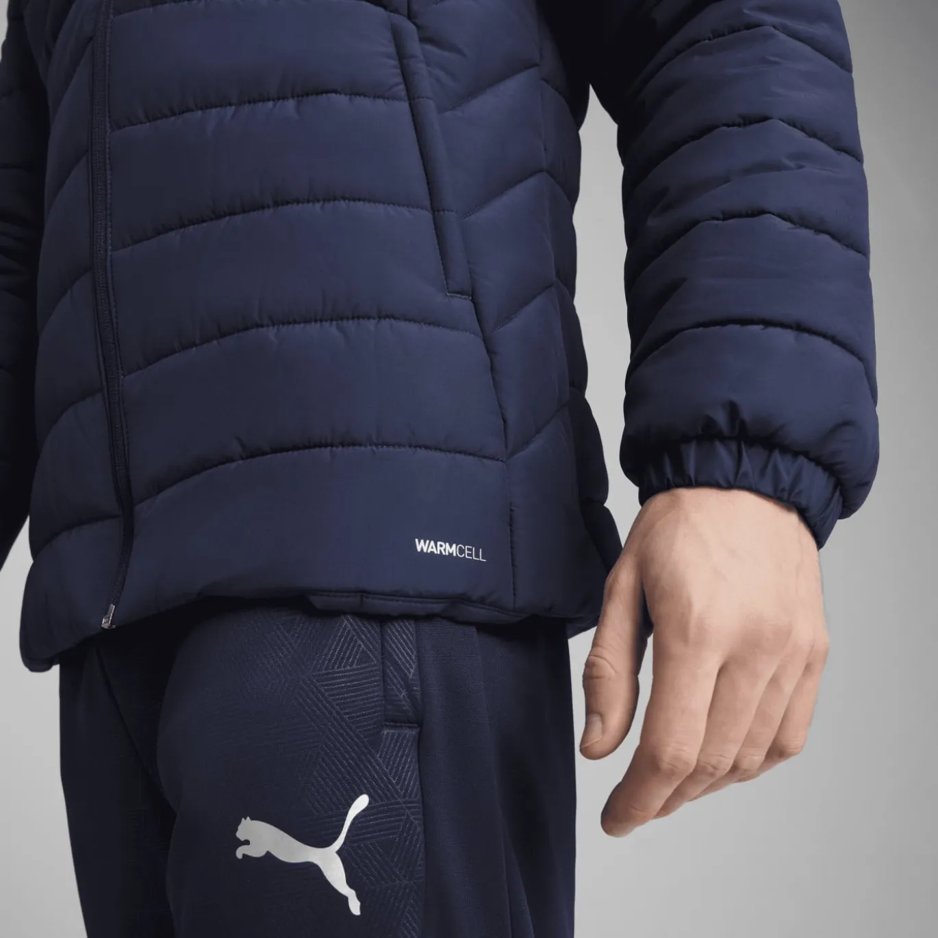 PUMA teamADDITIONS Padded Winterjas Blauw