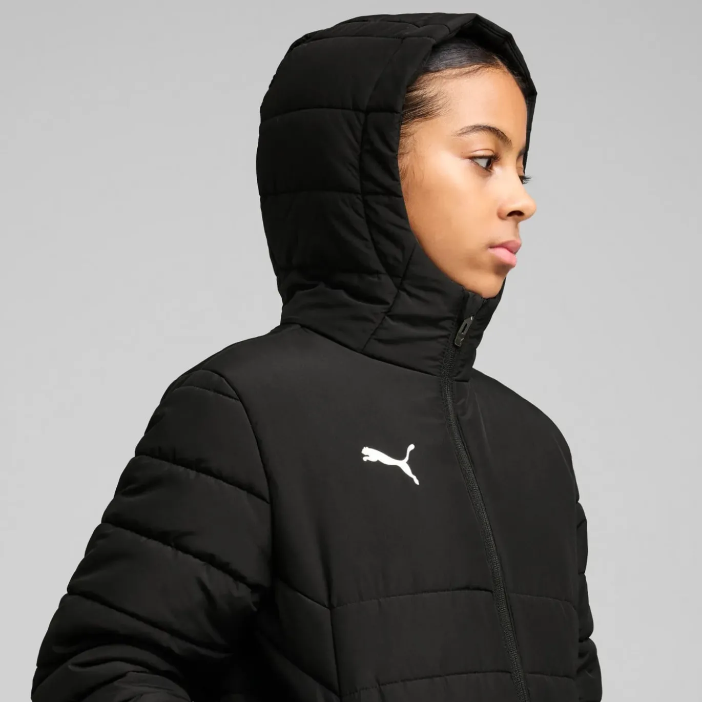 PUMA teamADDITIONS Padded Winterjas Kids Zwart