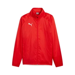 PUMA teamGOAL All Weather Jas Rood Wit