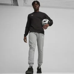 PUMA teamGOAL Casuals Crew Sweater Zwart Wit