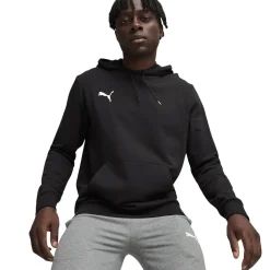 PUMA teamGOAL Casuals Hoodie Zwart Wit