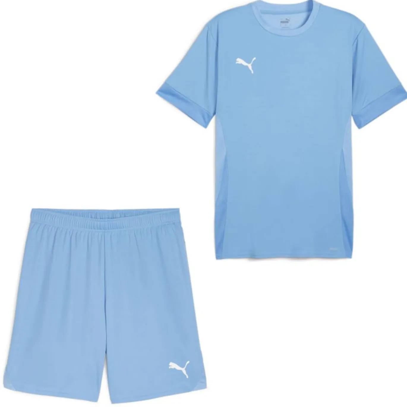PUMA teamGOAL Matchday Voetbaltenue Kids Lichtblauw Wit