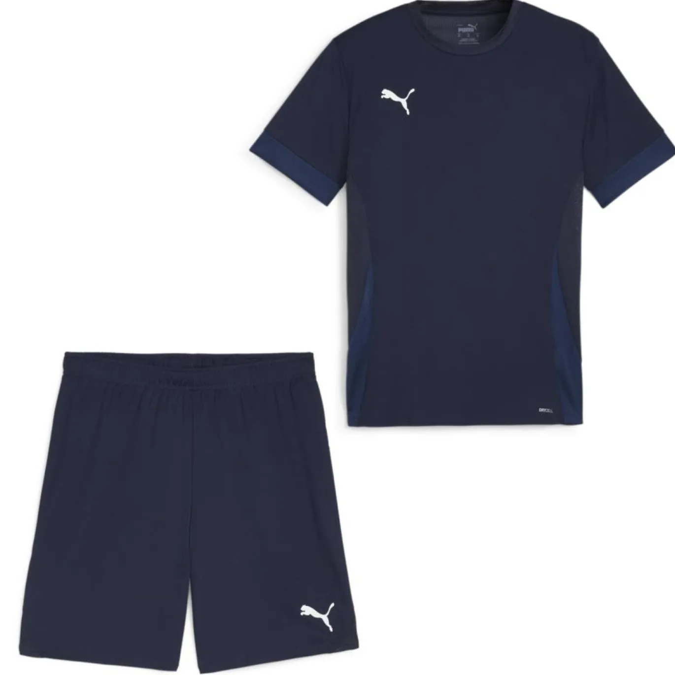 PUMA teamGOAL Matchday Voetbaltenue Donkerblauw Wit